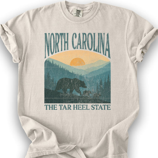 North Carolina Mountains "Big & Bold" T-Shirt - Ivory