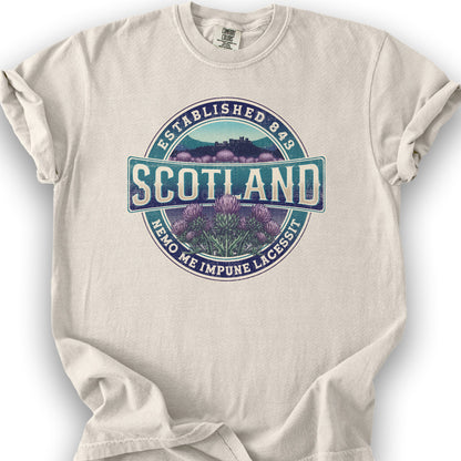 Scotland Badge T-shirt - Ivory