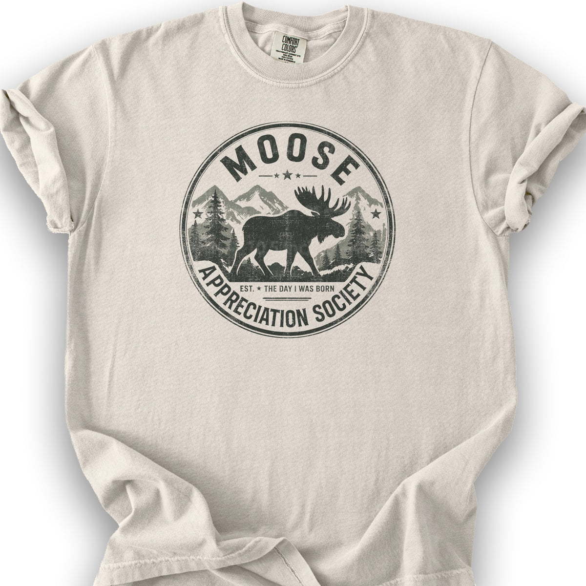 Moose Appreciation Society T-Shirt - Ivory