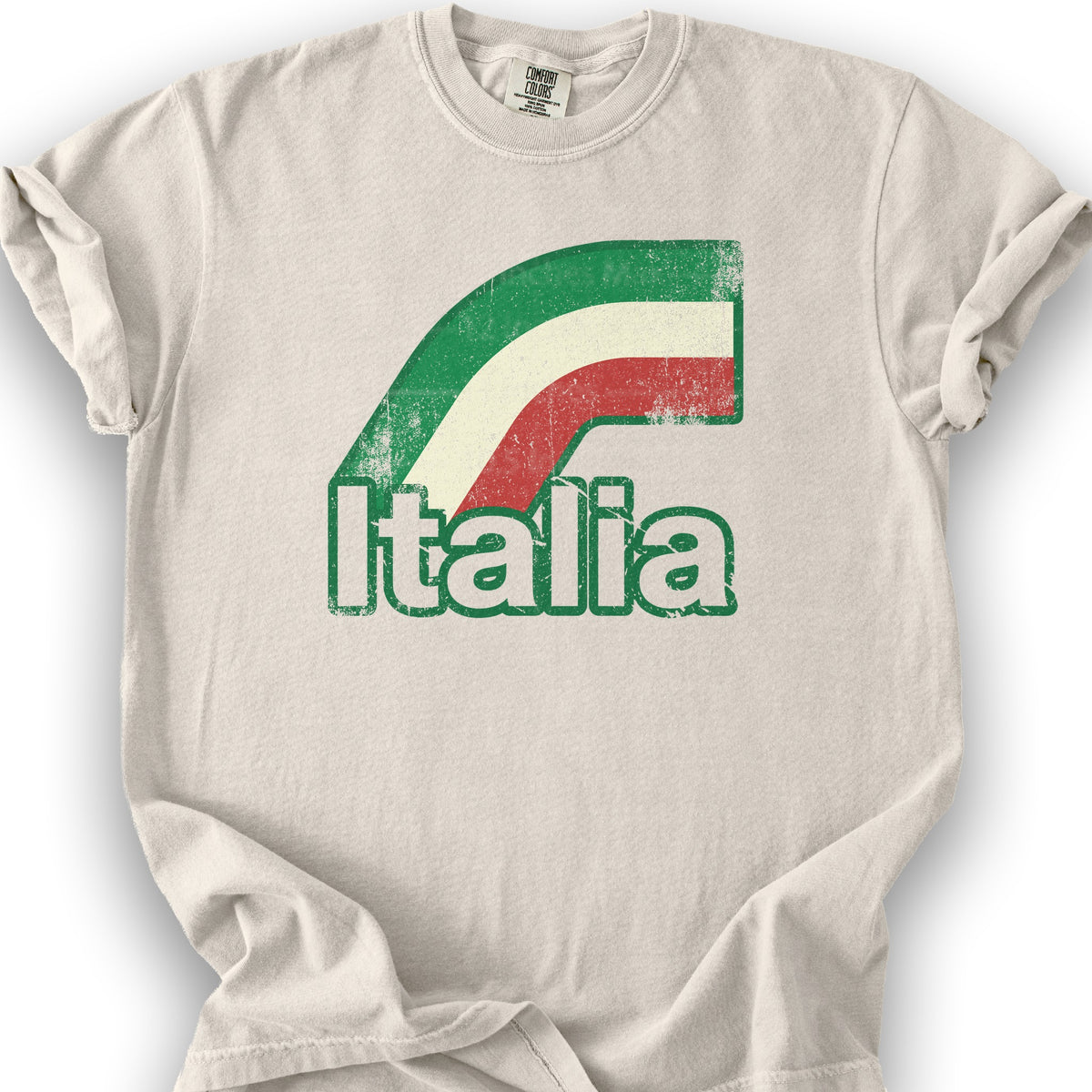 Italia Stripes T-Shirt - Ivory