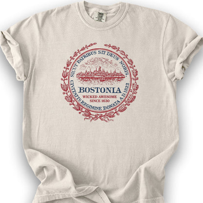 Bostonia Wicked Awesome T-Shirt - Ivory