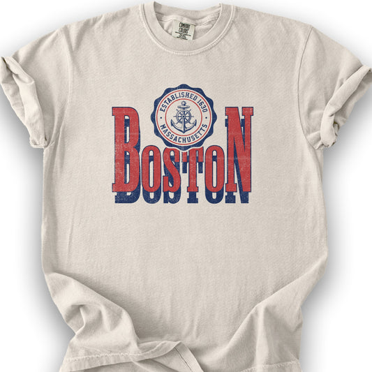 Boston Scoop T-Shirt - Ivory