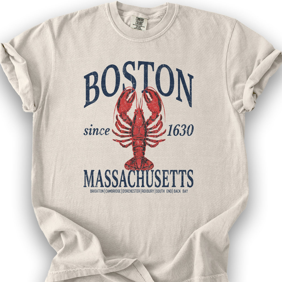 Boston Classic Lobster T-Shirt - Ivory