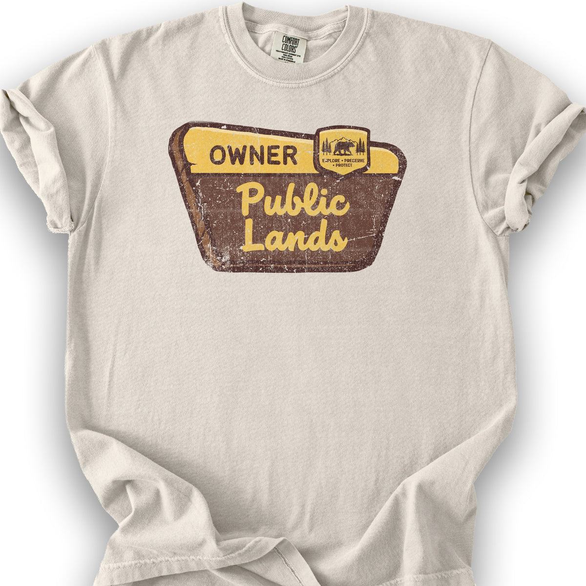 Public Lands Owner T-Shirt - Ivory
