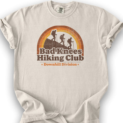 Bad Knees Hiking Club T-Shirt - Ivory