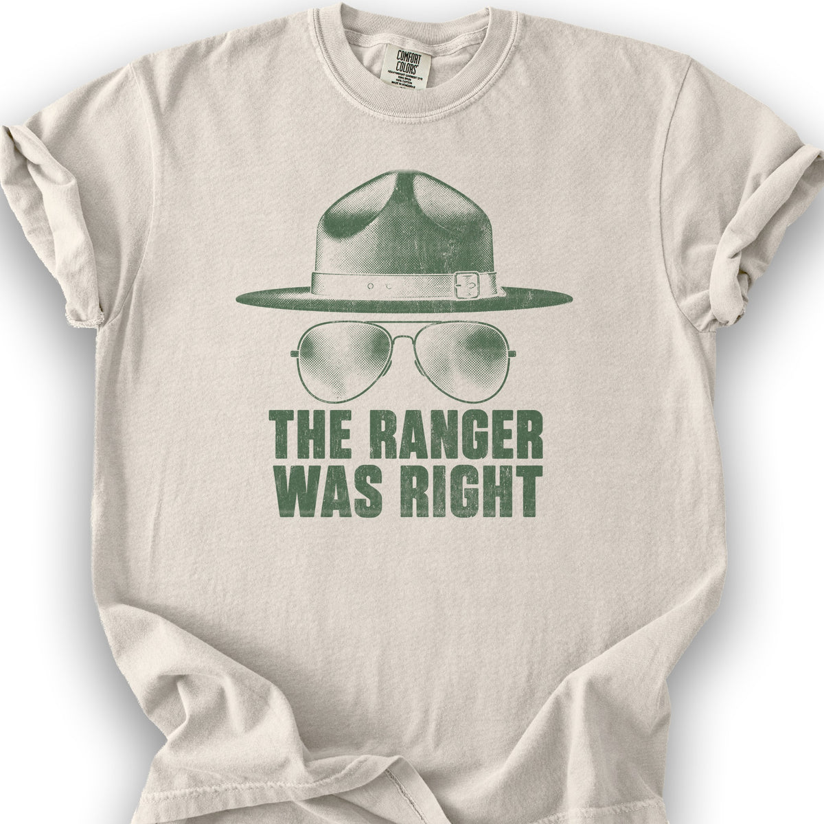 Ranger Was Right Halftone T-Shirt - Ivory