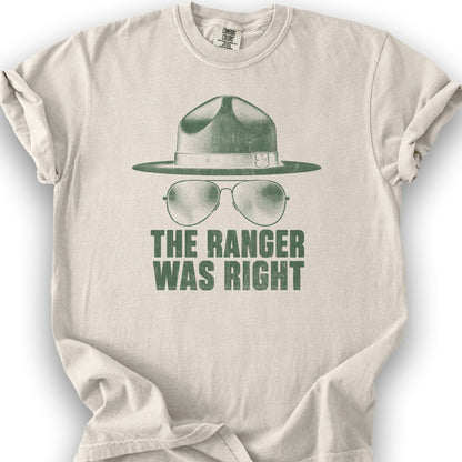 Ranger Was Right Halftone T-Shirt - Ivory