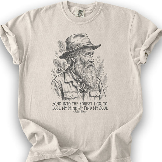 John Muir Forest Soul T-Shirt - Ivory