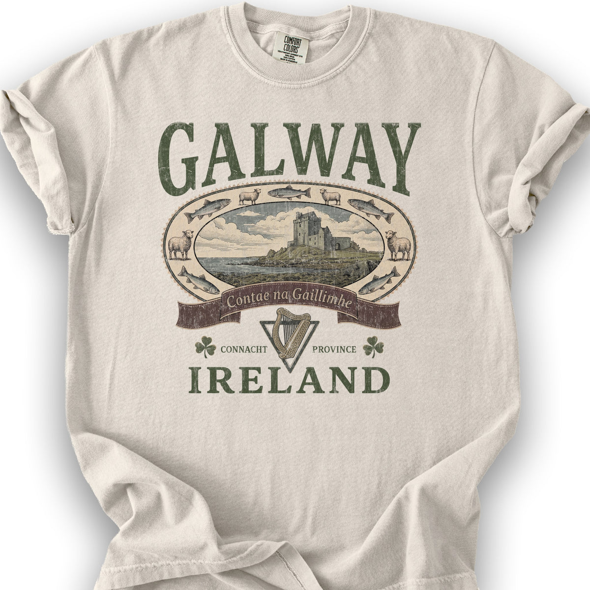 County Galway Heritage T-Shirt - Ivory