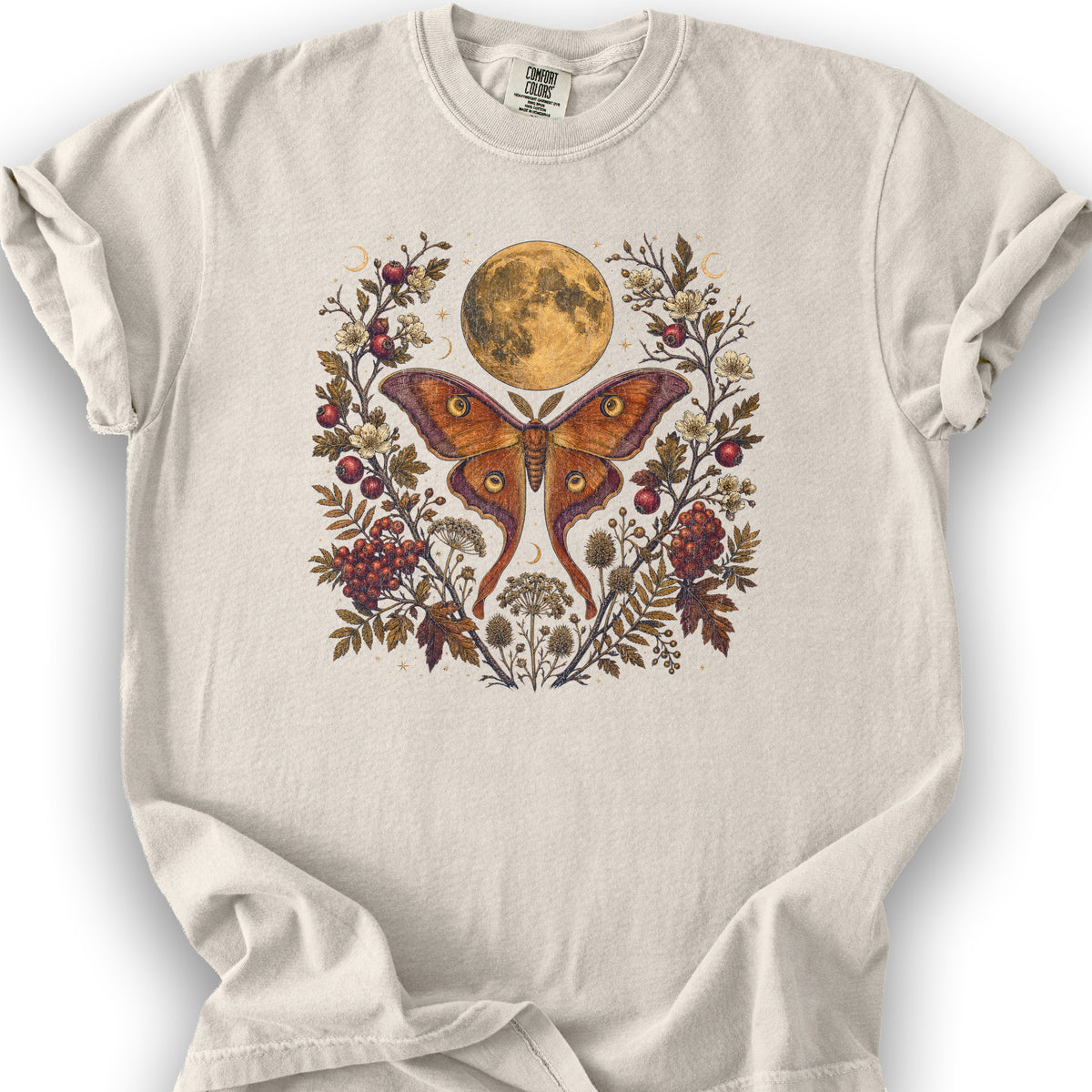 Harvest Moon Moth T-Shirt - Ivory