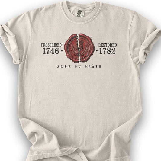 1746 Remembered Seal T-Shirt - Ivory