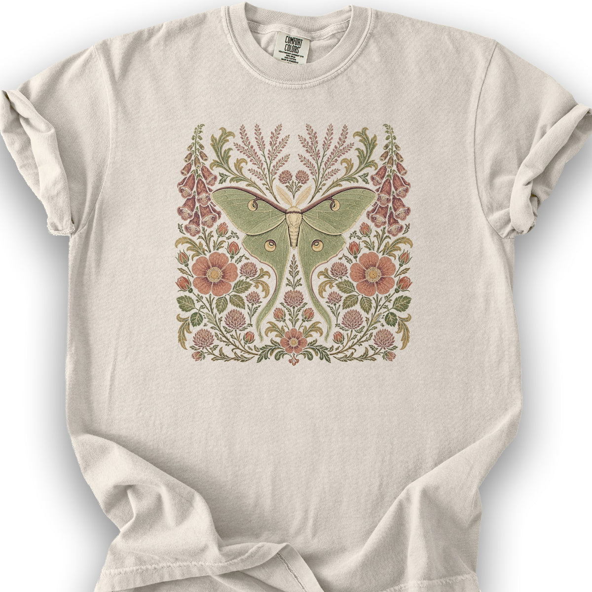 Luna Florals T-Shirt - Ivory