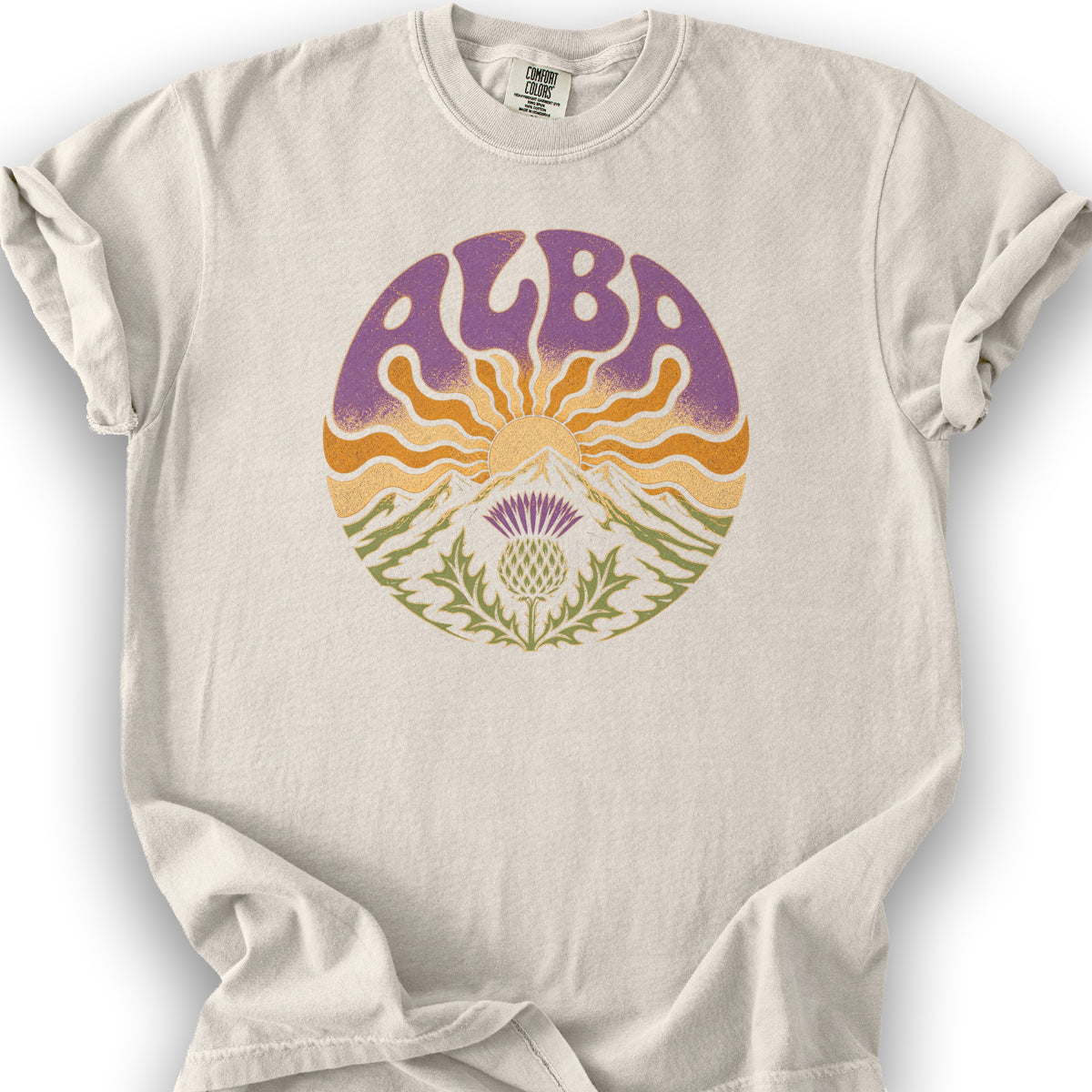 Alba Groovy Sunrise T-Shirt - Ivory