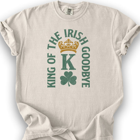Irish Goodbye King T-Shirt - Ivory