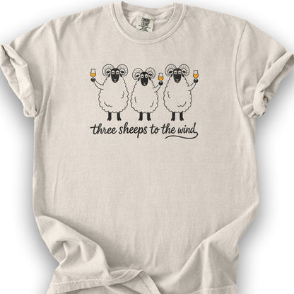 Three Sheeps T-Shirt - Ivory