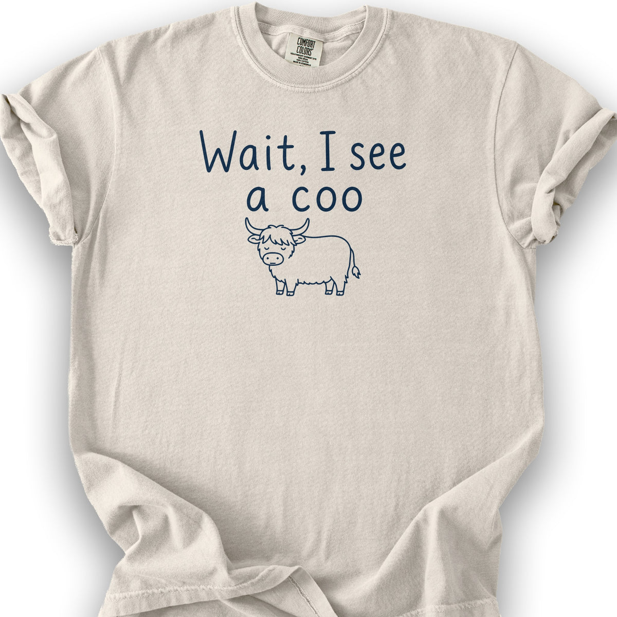 Wait I See A Coo T-Shirt - Ivory