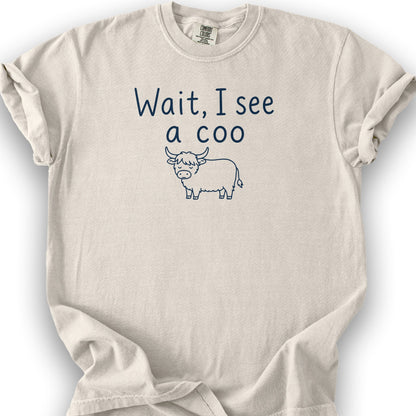 Wait I See A Coo T-Shirt - Ivory