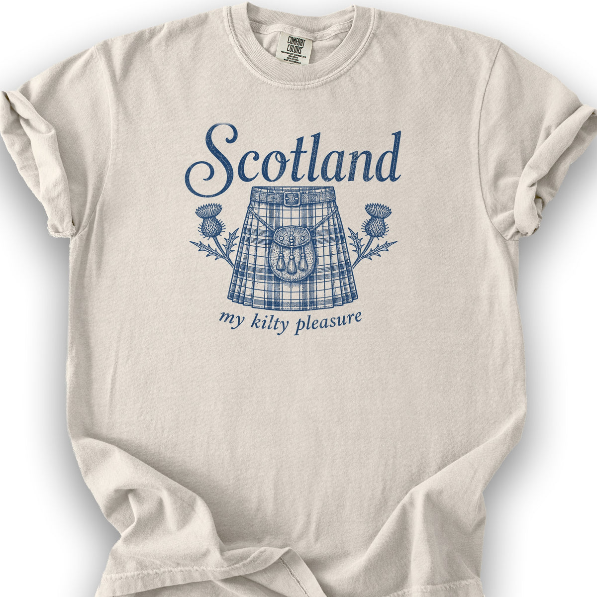 Scotland Kilty Pleasure T-Shirt - Ivory