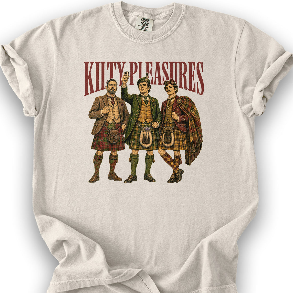 Kilty Pleasures T-Shirt - Ivory