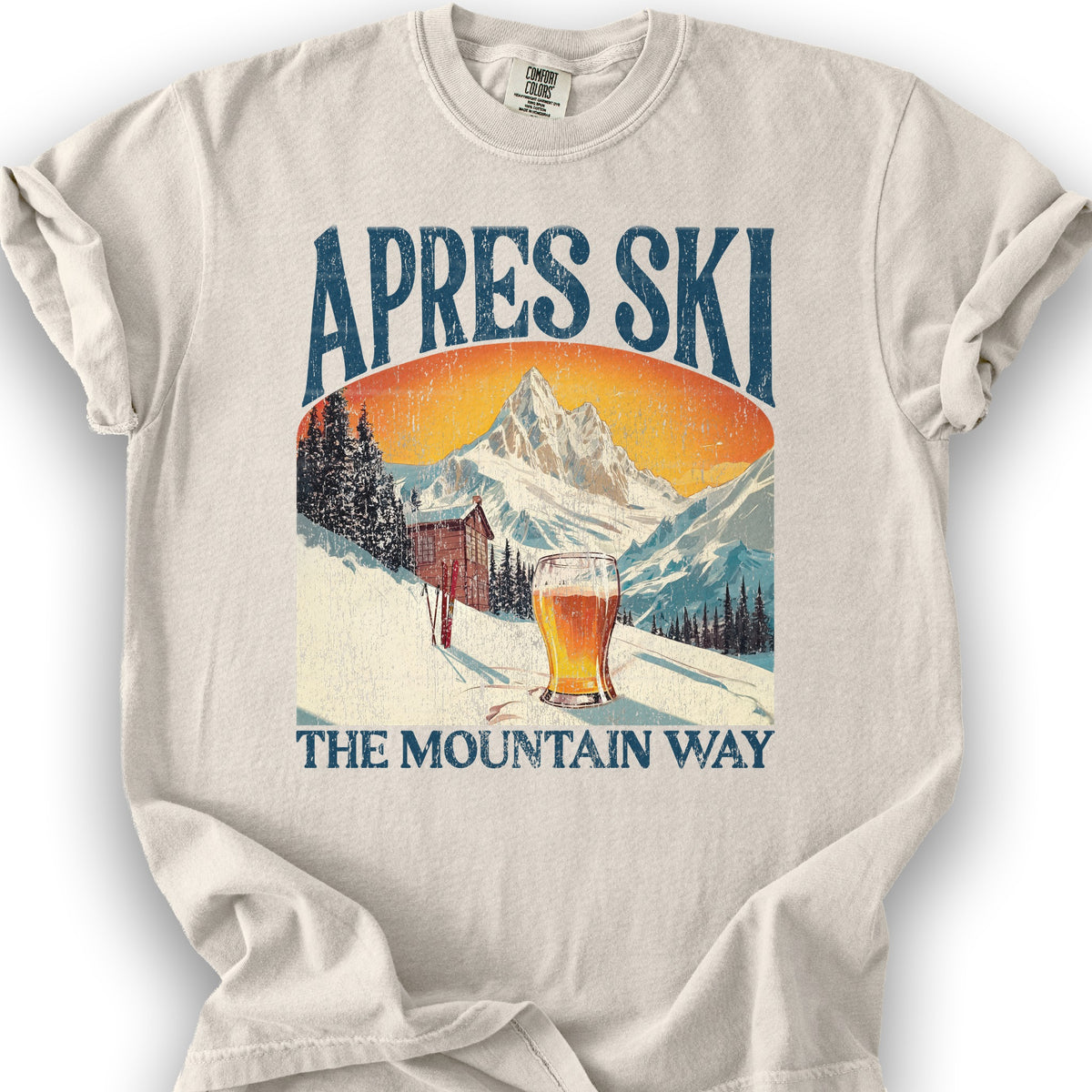 Apres Ski "Big and Bold" T-Shirt - Ivory