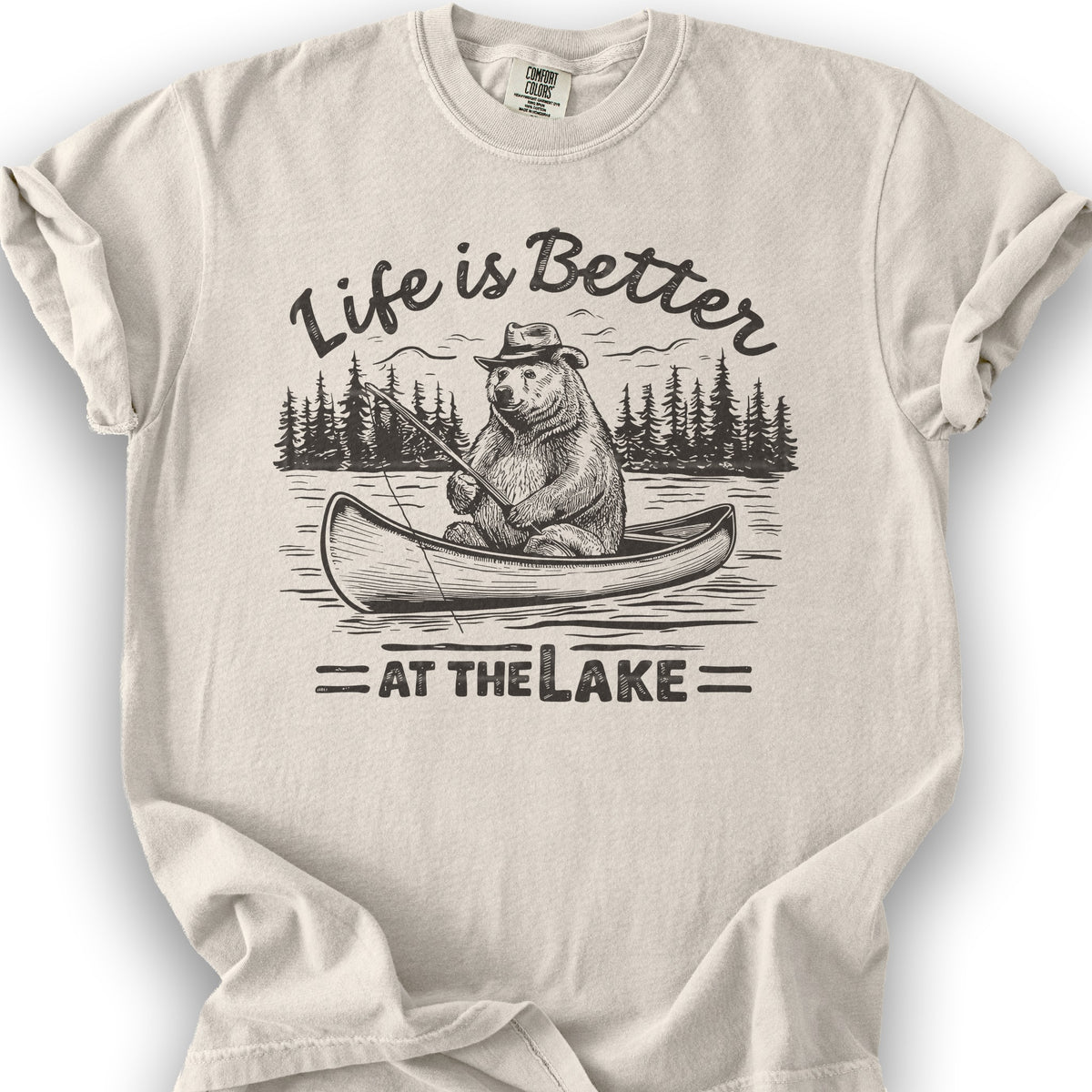 "Life is Better at the Lake" T-Shirt - Ivory
