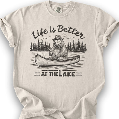 "Life is Better at the Lake" T-Shirt - Ivory