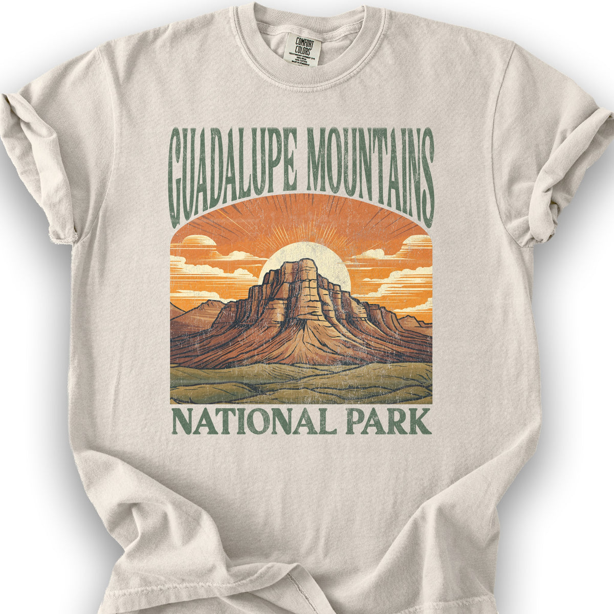 Guadalupe Mountains National Park "Big and Bold" T-Shirt - Ivory