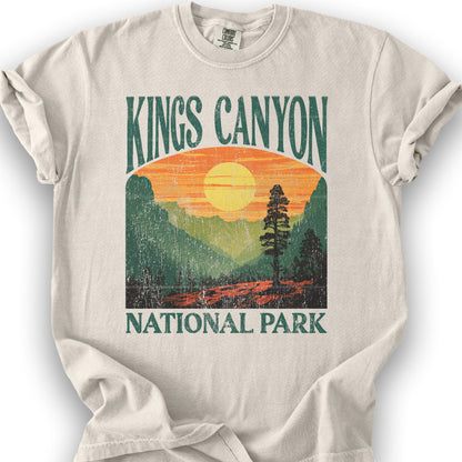 Kings Canyon National Park "Big and Bold" T-Shirt - Ivory