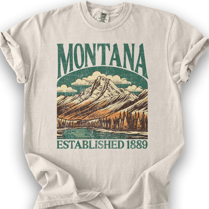 Montana "Big and Bold" State T-Shirt - Ivory