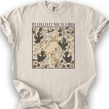 Ducks "Definitely Not in a Row" T-Shirt - Ivory