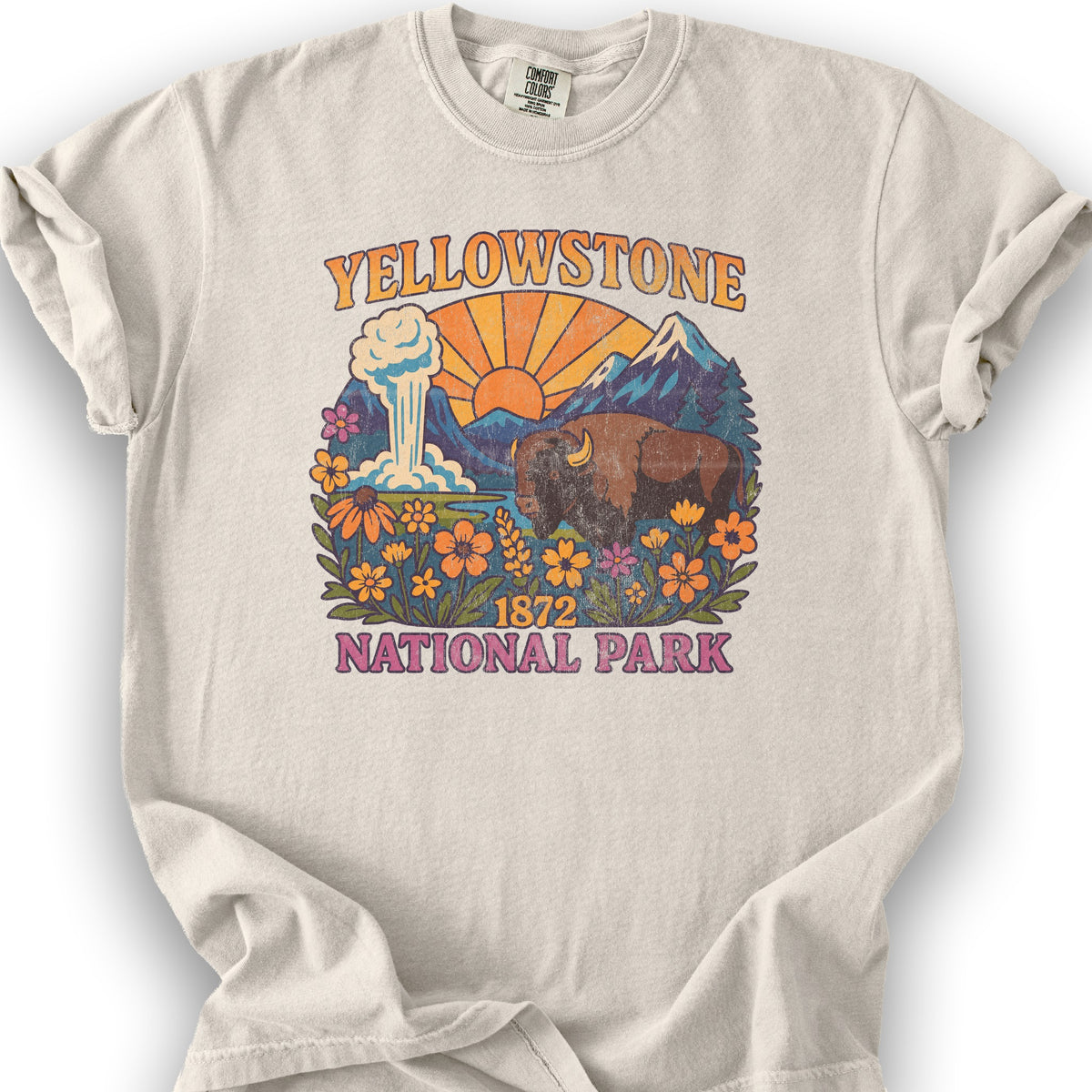 Yellowstone Retro Vibes T-Shirt - Ivory