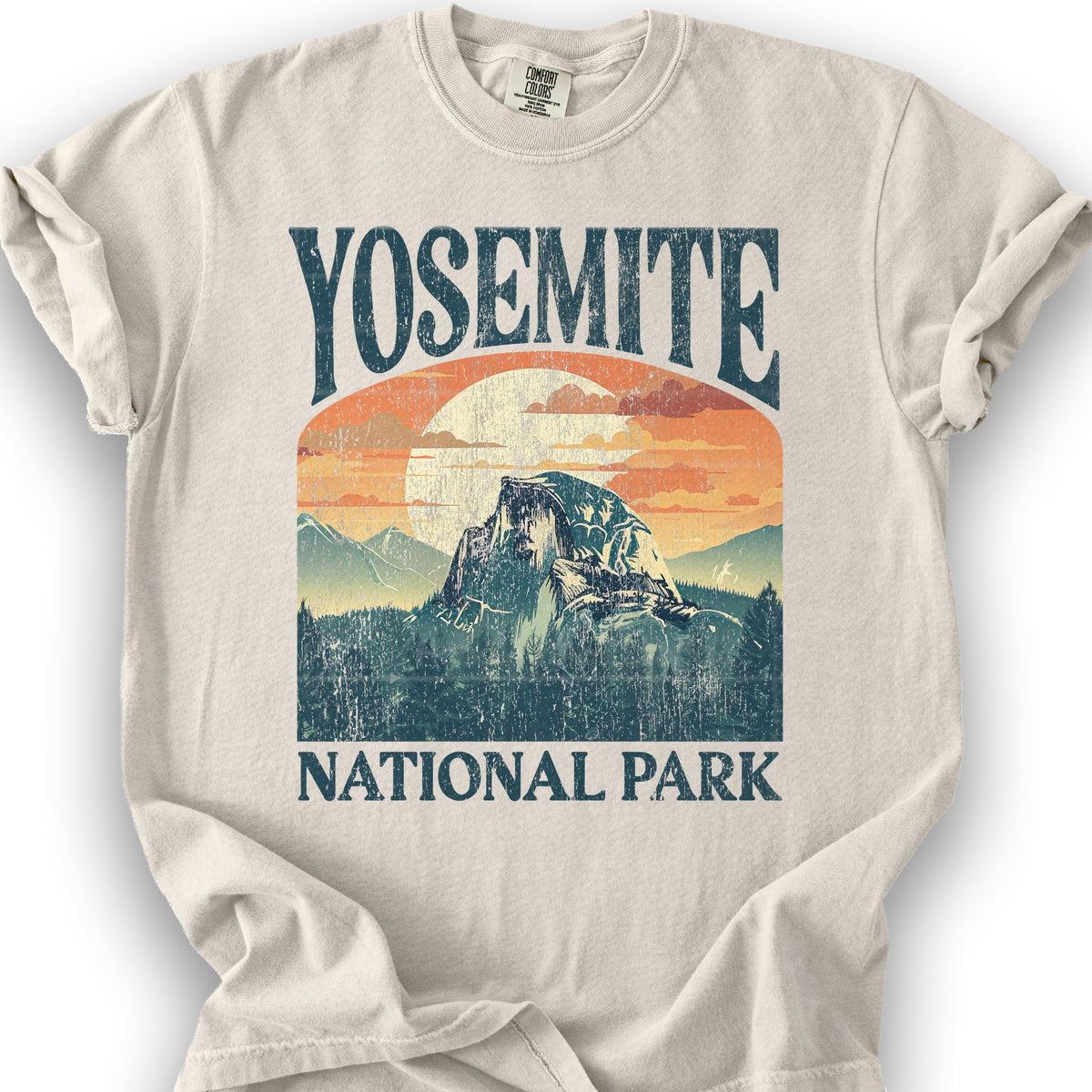 Yosemite National Park "Big and Bold" T-Shirt - Ivory