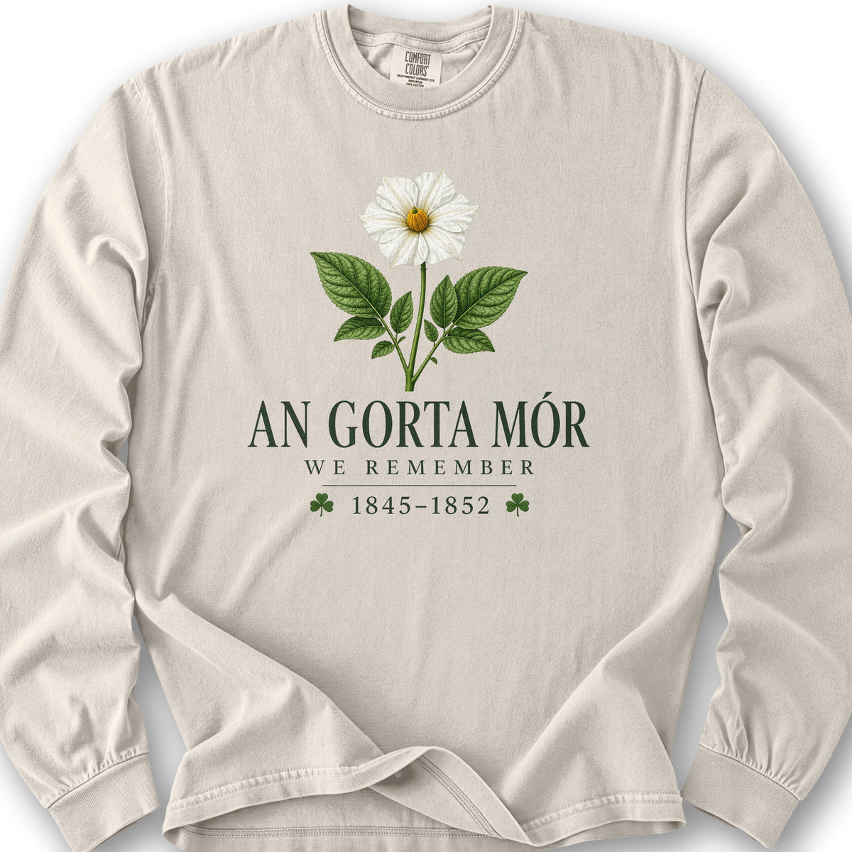An Gorta Mór Long Sleeve Shirt - Ivory