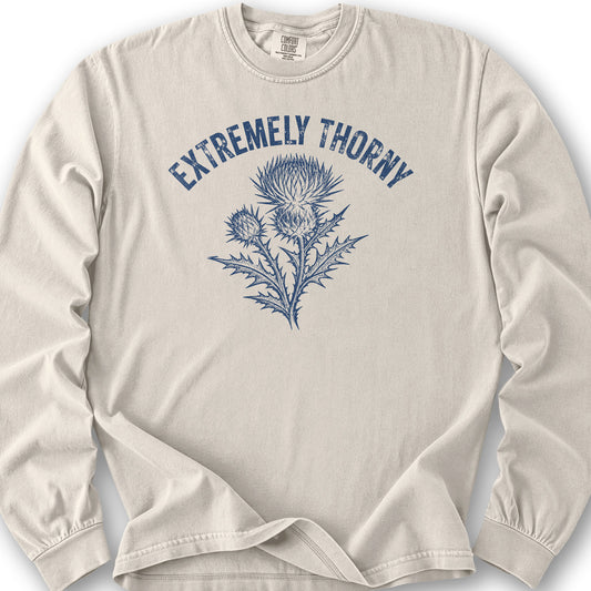 Extremely Thorny Long Sleeve Shirt - Ivory