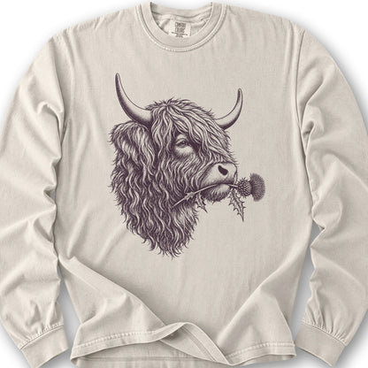 Coo With Thistle Long Sleeve Shirt - Ivory