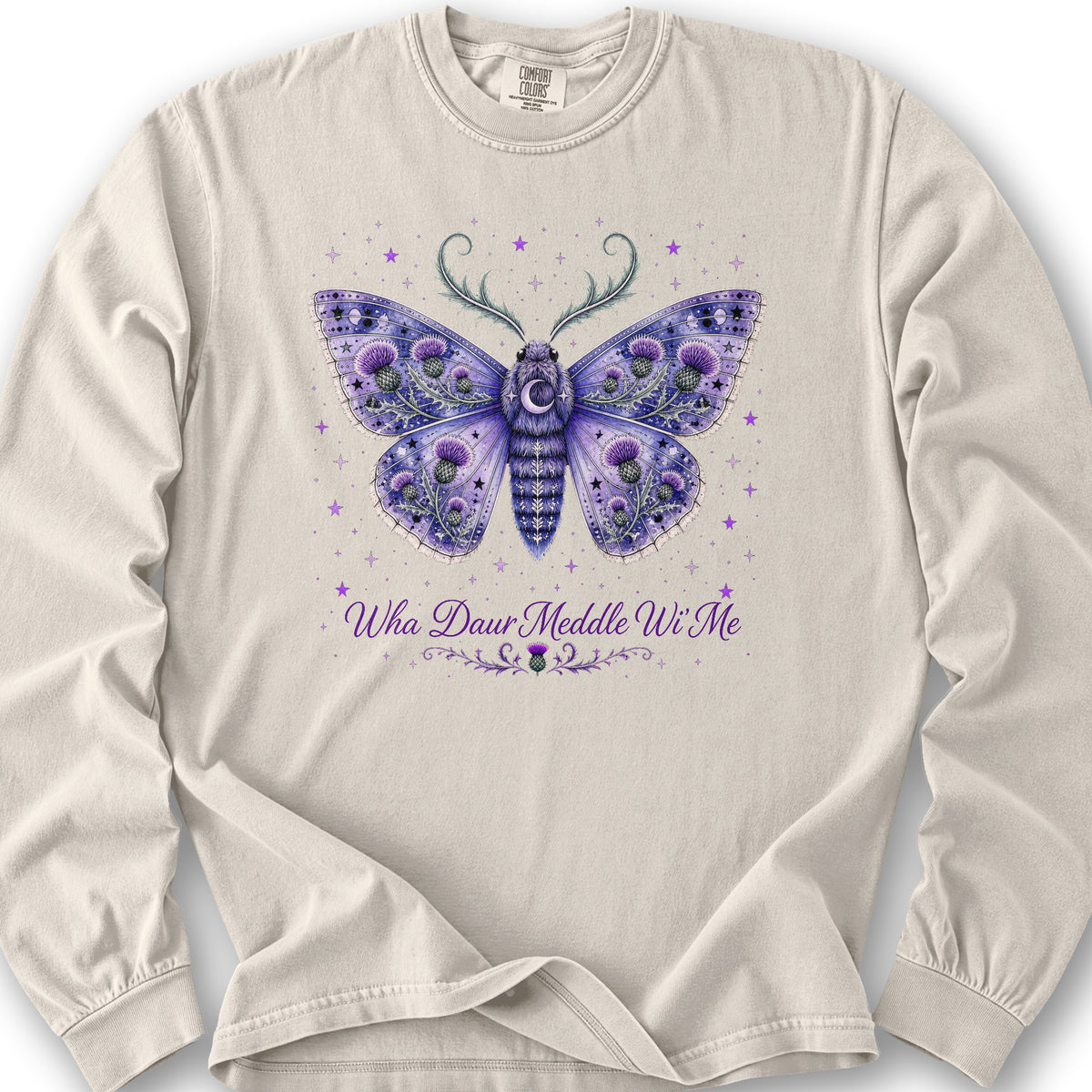 Wha Daur Meddle Wi' Me Long Sleeve Shirt - Ivory