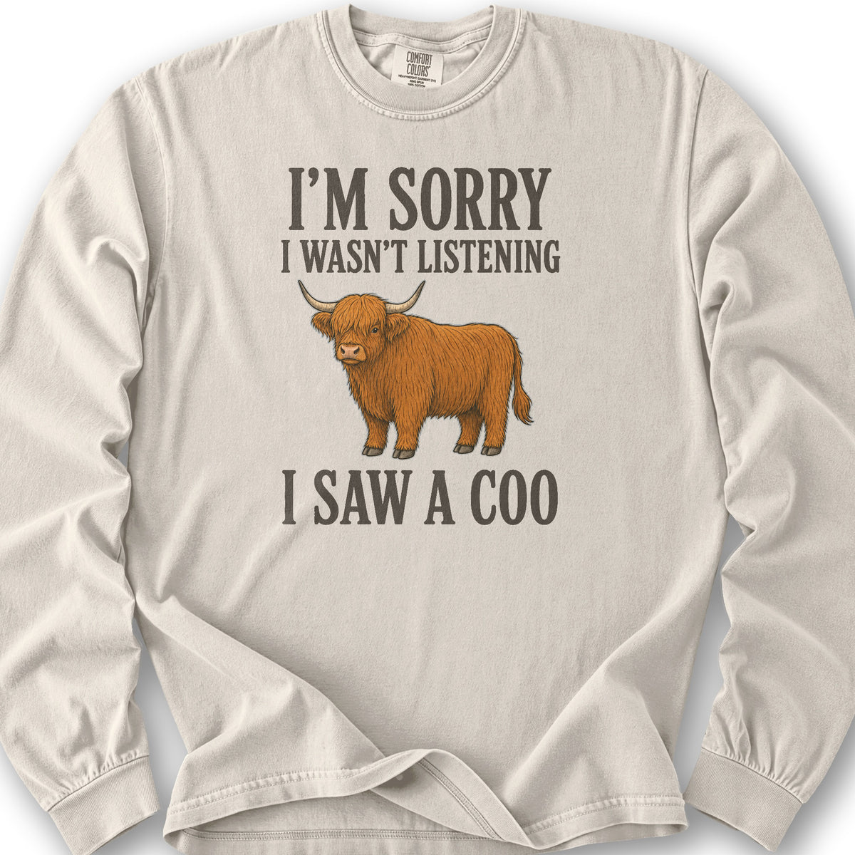 I Saw A Coo Long Sleeve Shirt - Ivory