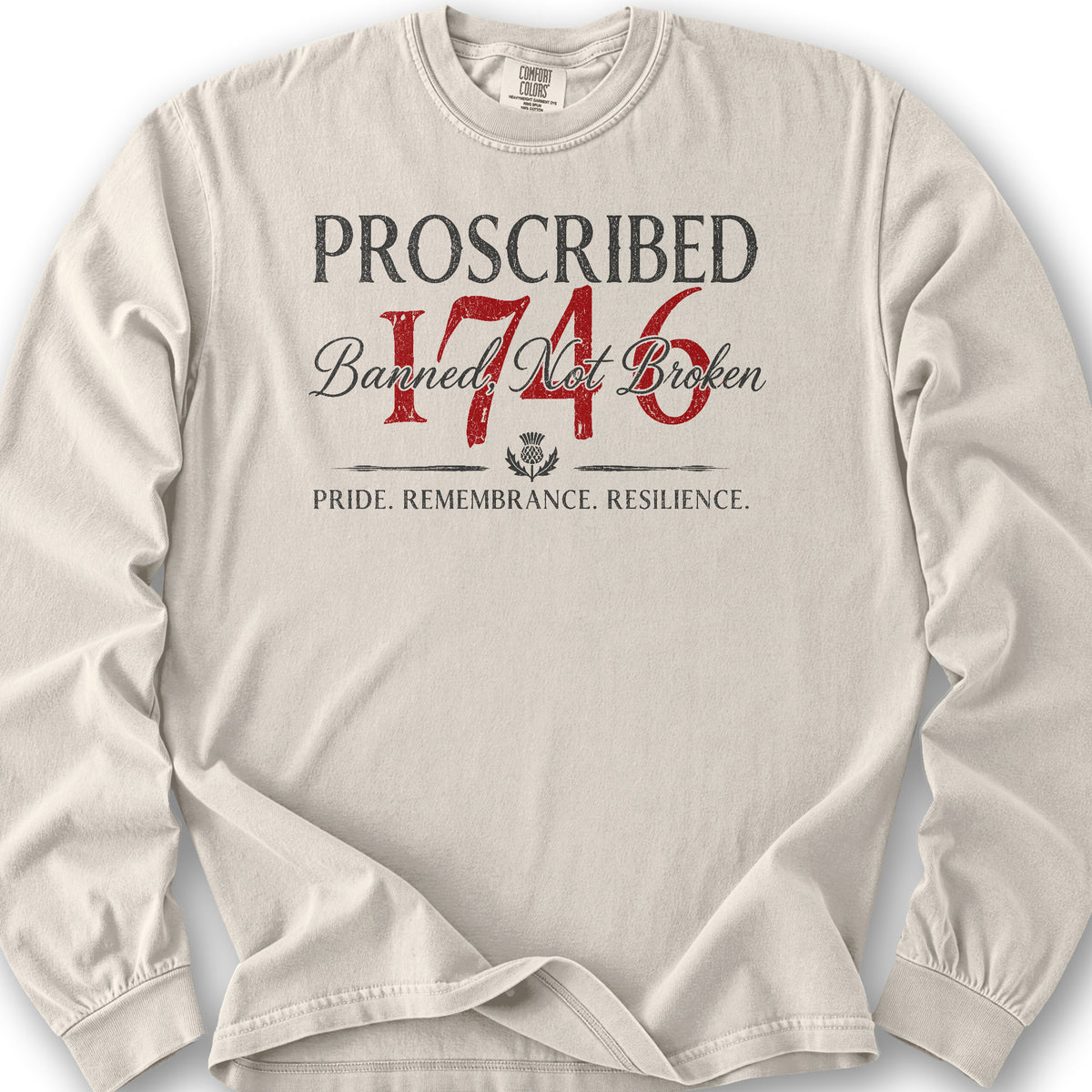 Banned Not Broken Long Sleeve Shirt - Ivory