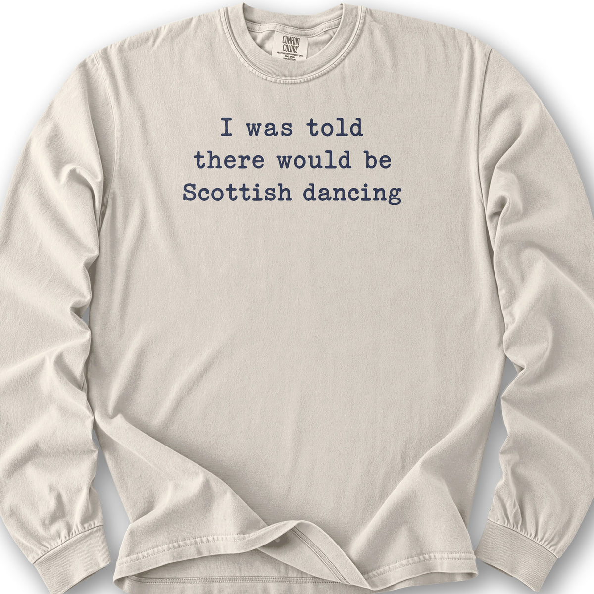 Scottish Dancing Long Sleeve Shirt - Ivory