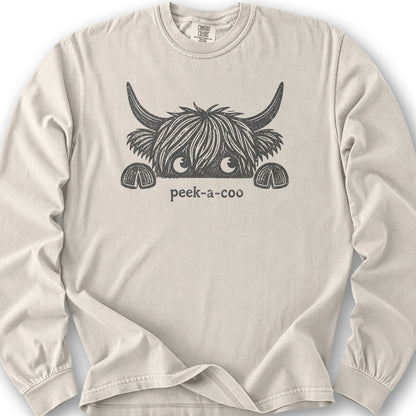 Peek-A-Coo Long Sleeve Shirt - Ivory