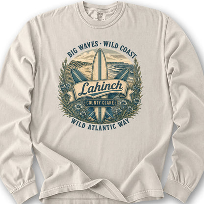 Lahinch Ireland Surf Long Sleeve Shirt