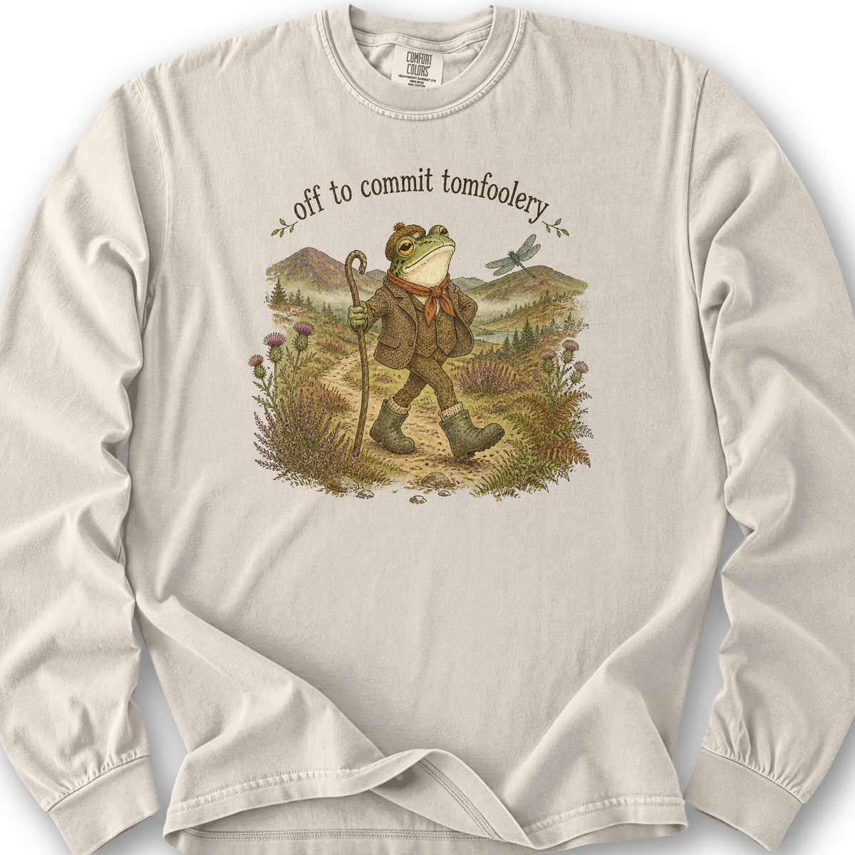 Tomfoolery Frog Long Sleeve Shirt
