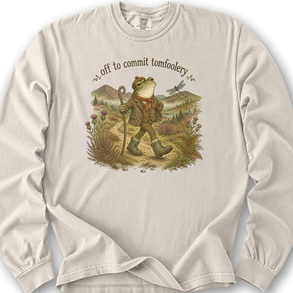 Tomfoolery Frog Long Sleeve Shirt