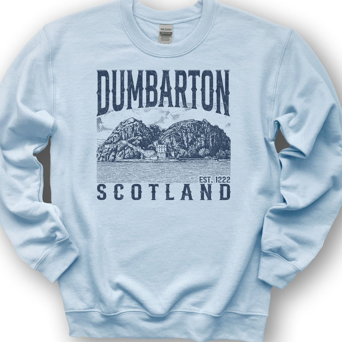 Dumbarton Scotland Sweatshirt - Light Blue