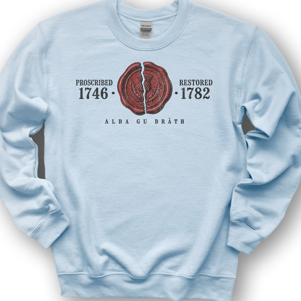 1746 Remembered Seal Sweatshirt - Light Blue