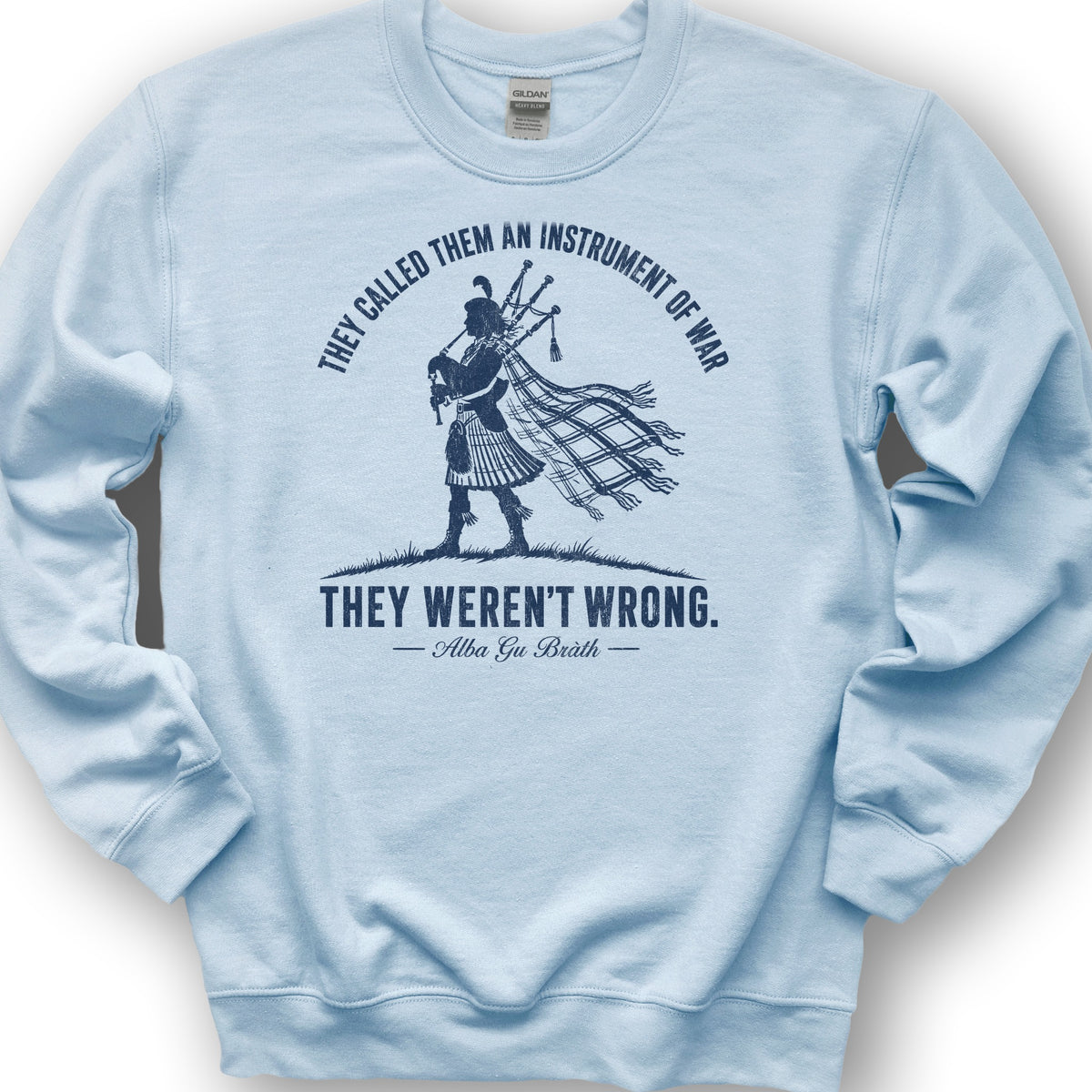 Instrument of War Sweatshirt - Light Blue