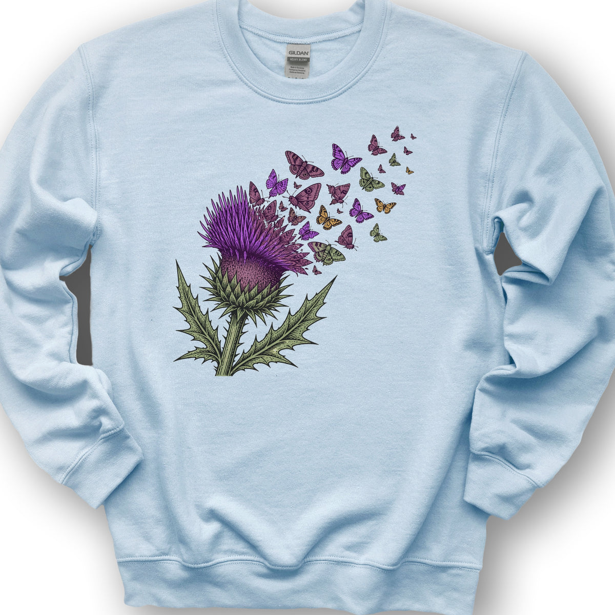 Thistle Transformation Sweatshirt - Light Blue