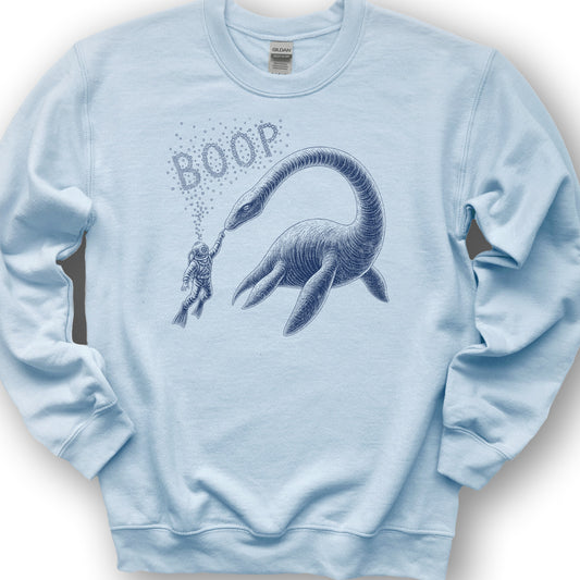 Nessie Boop Sweatshirt - Light Blue