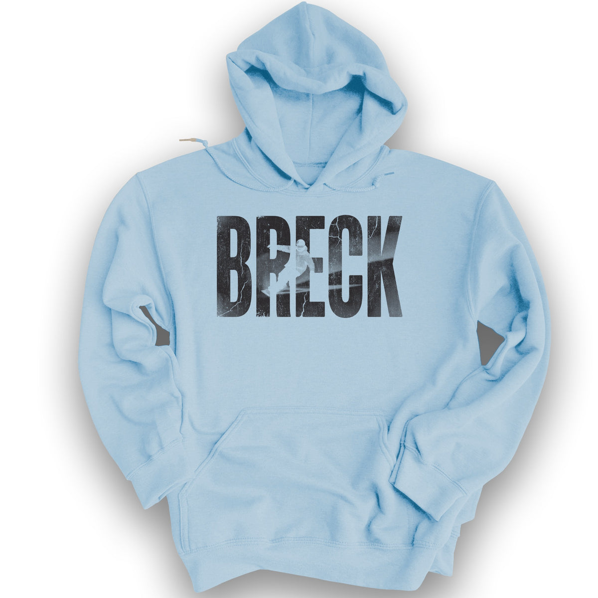 BRECK Snowboard Hoodie - Light Blue