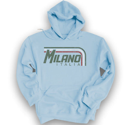 Milano Stripes Hoodie - Light Blue